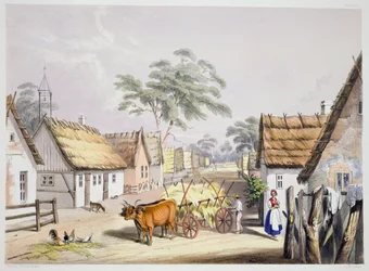 A Village of German Settlers Near Adelaide, 1846